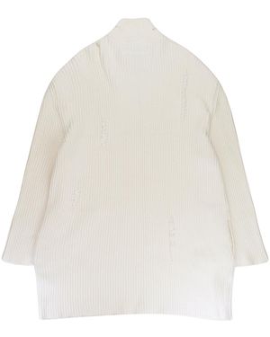 MM6 by Maison Margiela Frayed Jumper S18255" - Black