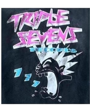 Triple Sevens Rockstar Hoodie Ts7035" - Black