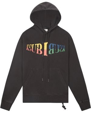 Ksubi Crossroads Biggie Hoodie "Faded" Mps24Fl012" - Black