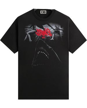 Kith Jaws Underwater Vintage T-Shirt Khm034209 001" - Black