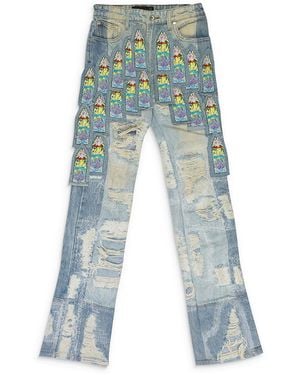 Who Decides War Coliseum Fusion Denim 11200430008" - Black