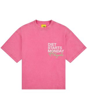 DIET STARTS MONDAY Dsmla T-Shirt Dsm Sum26 033" - Pink