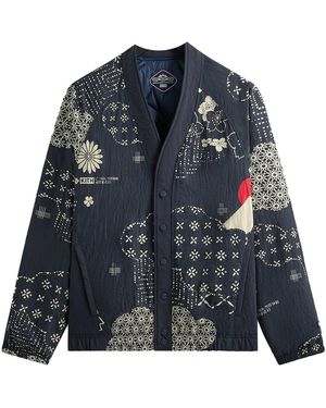 Kith Columbia Reversible Montsuki Jacket "Nocturnal" Khm010931 413" - Black