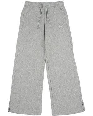 Nike Nsw Phoenix Fleece High-Waisted Wide-Leg Trousers "Pure Platinum" Ih1011 043" - Black