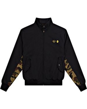 A Bathing Ape X Fred Perry Harrington Jacket 067" - Black
