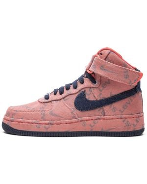 Nike Air Force 1 High "Levi's Denim" Cv0672 844" - Red