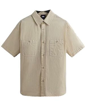 Kith Washed Cotton Apollo Shirt "Oxide" 230" - Black