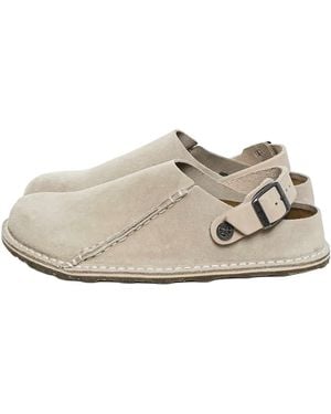 Birkenstock Lutry Premium Suede "Oyster" 1031403" - Black