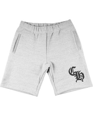 Chrome Hearts Ch Logo Shorts Chrm1245" - Black