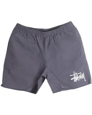 Stussy Water Big Basic Short "Grst Graystone" 113156N Grst" - Black