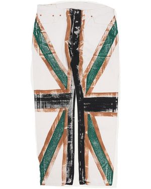 DENIM TEARS Union Jack Jeans Dt227" - Black