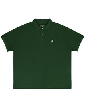 DENIM TEARS Peace Wreath Polo T-Shirt Dt792" - Green