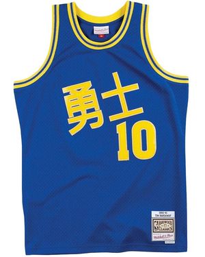 Mitchell & Ness Nba Chinese New Year Tim Hardaway Swingman Jersey "1990 Golden State Warriors - Blue