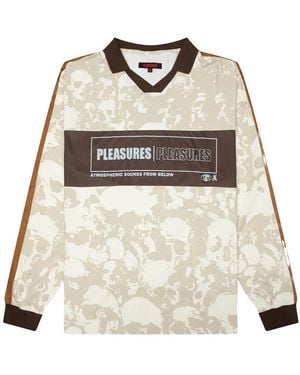 Pleasures Despair Ls Jersey P26Sp020-Ecu" - Black