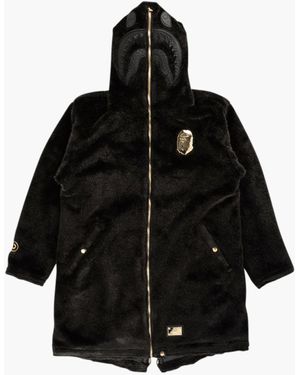 A Bathing Ape Shark M-51 Hoodie Jacket M - Black