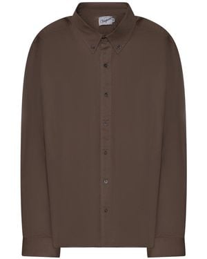 VAQUERA Belted Button Down Woven Vaq12B005" - Black