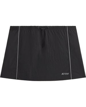 Kith Lowen Nylon Track Skirt 57" - Black
