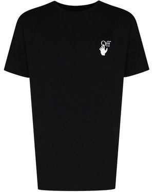 Off-White c/o Virgil Abloh Caravaggio The Lute Player Slim Fit T-Shirt Omaa027F21Jer0111084" - Black