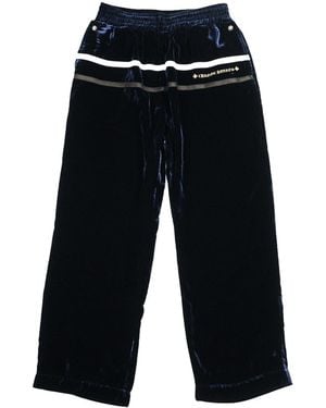 Chrome Hearts So It Goes Velour Trousers Chrm1526" - Black