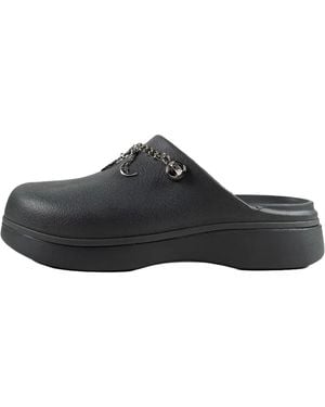 Crocs™ Dylan Notched Boho Clog "Carbon" 214356 Oyk" - Black
