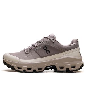 On Shoes Cloudrock Low Wp "Cinder Fog" 3Mf10252566" - Black