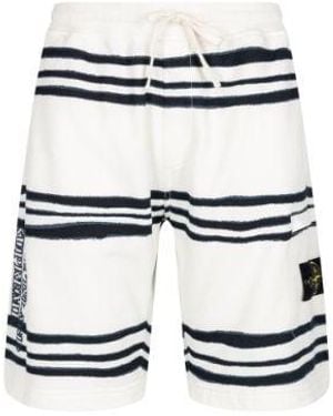 Supreme Stone Island Warp Stripe Short "Fw 20 Stone Island" - Black