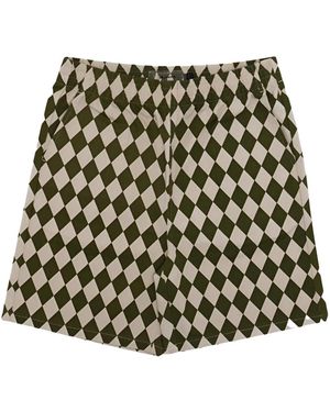 Students Golf Hughes Twill Short Sg2501006" - Black