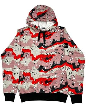 Stone Island Artcol Hooded Sweatshirt Desert Camo" 721566886" - Black