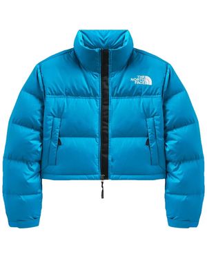 The North Face Nuptse Jacket Short Nf0A5Ggeja7" - Blue