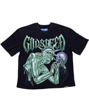 GODSPEED NEW YORK Freedoms Protocols T-Shirt Gs280" - Black