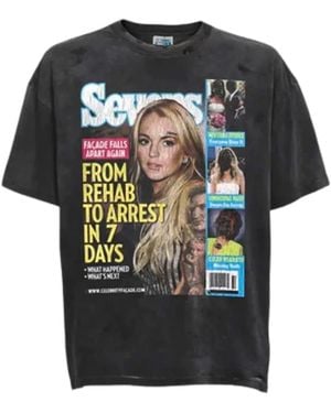 Triple Sevens Crash Out T-Shirt Ts7082" - Black