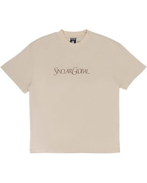 Sinclair Parisian T-Shirt "Tan" Smt169 1 Tan" - Black
