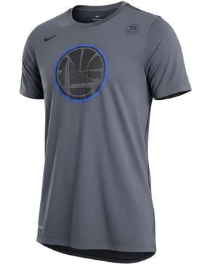 Nike Nba Golden State Warriors Big Logo T-Shirt M11558 Ant" - Black