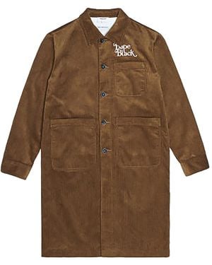A Bathing Ape Japan Corduroy Down Work Jacket Bbkocjk7400Mjbgx" - Black