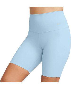 Nike High‑Waisted 8″ Biker Shorts "Zenvy Gentle‑Support" Dq6003 441" - Blue