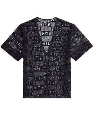Kith Jace Logo Lace Baseball Shirt 198" - Black
