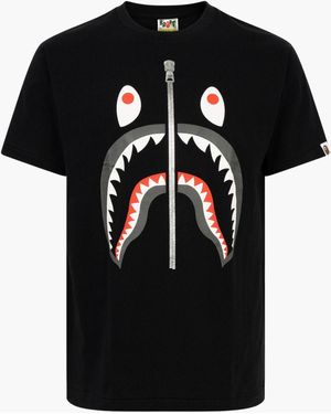A Bathing Ape Shark T-shirt "black"