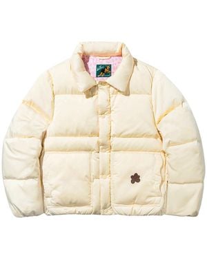 GOLF le FLEUR Collared Puffer Jacket "Cream" 3001Crm" - Black
