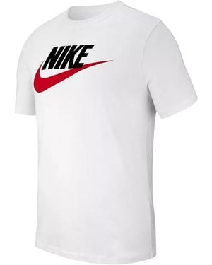 Nike Sports Wear Icon Futura T-Shirt Style Ar5004 100" - Black