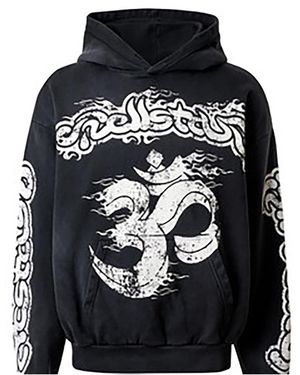 HELLSTAR Yoga Remix Hoodie Hsr165" - Black