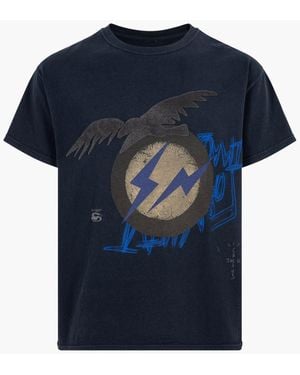 Travis Scott Create T-shirt "cactus Jack X Fragment" - Black