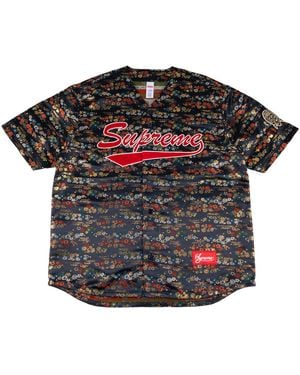 Supreme Kimono Baseball Jersey Su27777" - Black