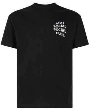 ANTI SOCIAL SOCIAL CLUB Logo T-Shirt 2 As0255" - Black