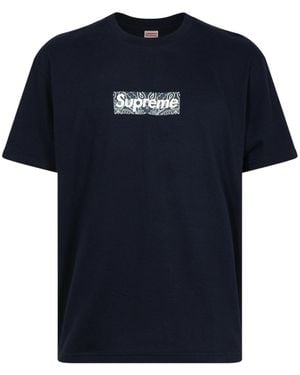 Supreme Bandana Box Logo T-Shirt "Fw19" Su12094" - Black