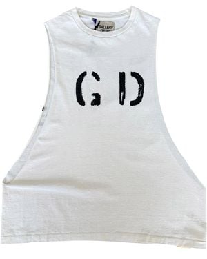 GALLERY DEPT. French Logo Sleeveless T-Shirt & Gd405" - Black