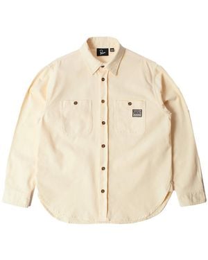 by Parra Clean Cut Ls Woven Button Up "Sand" 56150" - Black