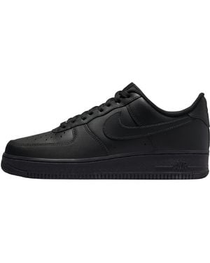 Nike Air Force 1 Low Flyease "Triple" Fd1146 001" - Black