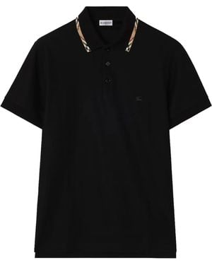 Burberry Eddie Short Sleeve T-Shirt 8126949" - Black
