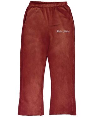 THIRTEENTH STUDIO Faded Joggers Tts Xbtm 0003" - Red