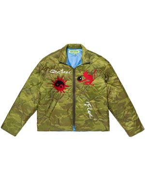 Travis Scott Cpfm Flea Racing Camo Jacket Cpfm88" - Green